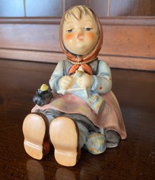 Hummel Figurine - Girl Knitting