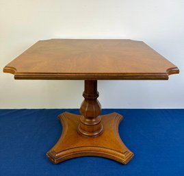 Vintage Mid Century French Style Henredon Pedestal Table