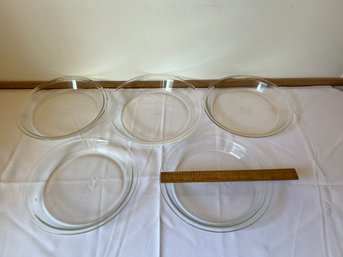 5 Pyrex Glass Pie Plates