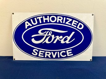 Authorized Ford Service Sign