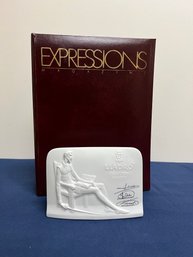 Lladro Collector Society Plaque And Binder
