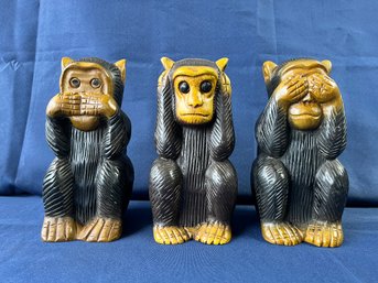 Three Monkeys,see, Hear, Speak No Evil