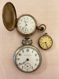 Lot Of Three Pocket Watches