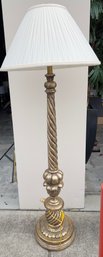 Antique Style Gold Floor Lamp.