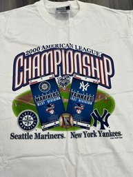 Seattle Mariners T-shirt-NOS 2000 American League Championship Game