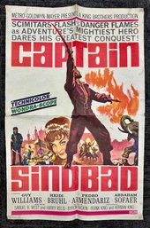 Vintage Captain Sinbad Movie Poster