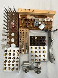 Lot Of Faceting Machine Dops And Other Tooling Essentials.