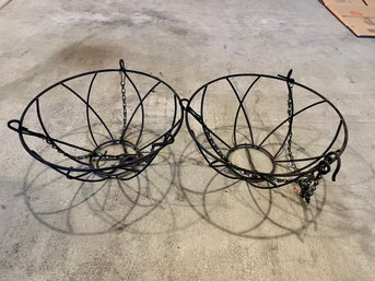 Two Wire Hanging Baskets