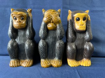 3 Monkeys, 2 Hear And 1 See No Evil.