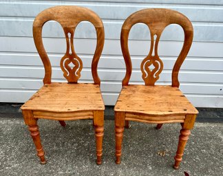 Two Primitive Chairs