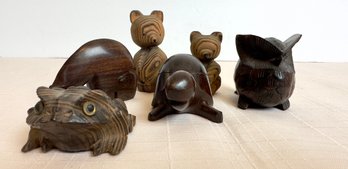 Vintage Small Wooden Animals