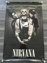 Vintage 1993 Nirvana In Utero Funky Enterprises Poster