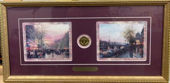 Thomas Kinkade Framed Prints Of Paris.