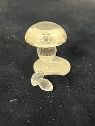 Swarovski Crystal Mushroom -swan Logo