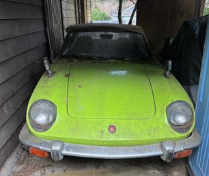 Fiat-lime Green Spider Hardtop