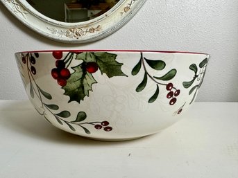 Better Homes And Gardens Christmas Bowl/ Large