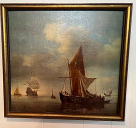 Framed Print Of Sailing Ships