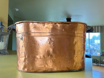 Antique Copper Boiler ~ No Lid