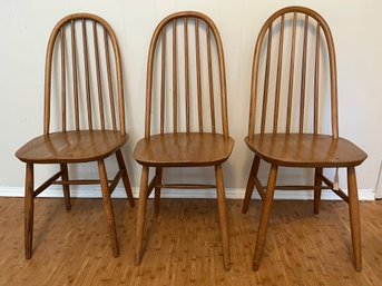 3 Dining Room Chairs.