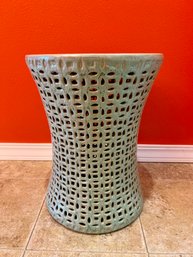 Green Ceramic Side Table