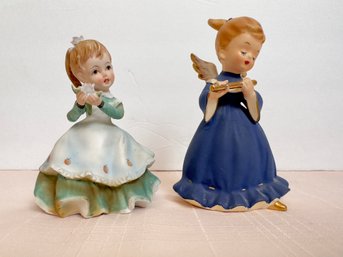 Two Little Girl Figurines