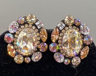 Vintage Pr Of Rhinestone Sorrelli Earrings