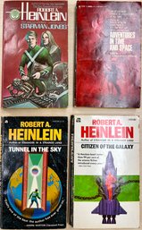 Squared Off Ace Logo, Vintage Science Fiction Books, Robert A. Heinlein