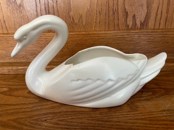 White Swan Planter ~ Bauer Pottery