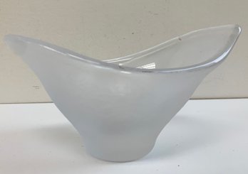 Frosted Glass Bowl