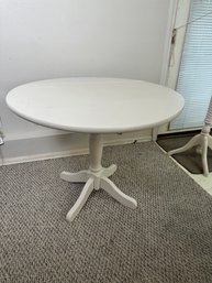 Small White Drop Leaf Table