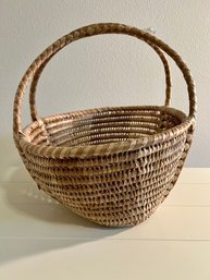 Large Woven Handled Basket