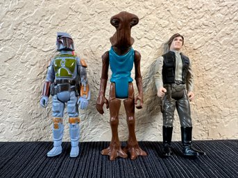 Lot Of Three Star Wars Figures Boba