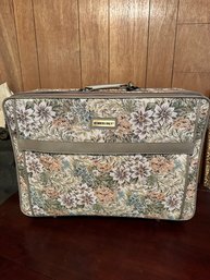 Members Only Floral Suitcase Set