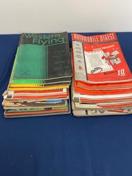 Vintage Auto & Airplane Magazines