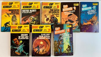 Daw Books, Cap Kennedy Books 1-3, 6, 8 & 9, 12 & 13, Gregory Kern