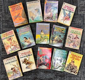 Squared Off Ace Logo, Vintage Science Fiction Books, Tarzan Series, Edgar Rice Burroughs