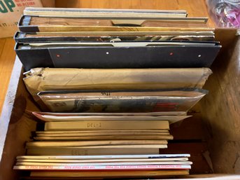 Vintage Records And Magazine Lot
