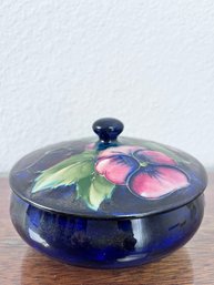 Moorcroft Covered Candy Dish.