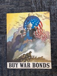 Buy War Bonds - WW 11 Poster- 1942