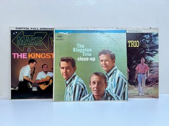 The Kingston Trio: Lot Of 3 Lps