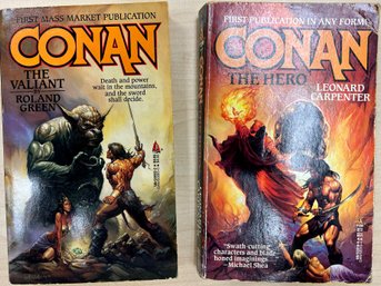 Tor Fantasy, Conan Series, Leonard Carpenter, Vintage Science Fiction Books