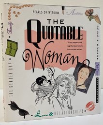 Small Hardback Book The Quotable Woman