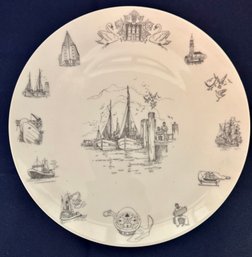Rosenthal Decorative Plate Ship Scene