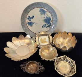 Lot Of Silver Plate Items And Plate