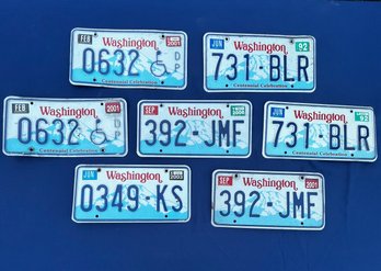Vintage Assortments Washington License Plates