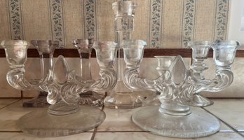 2 Pair And 3 Single Candlesticks.