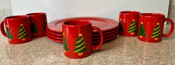 Waechtersbach Christmas Plates And Mugs