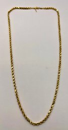 14k Rope Chain Necklace