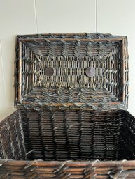 16x20x11 Covered Basket With Handles.