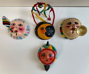 Vintage Colorful Small Wall Masks